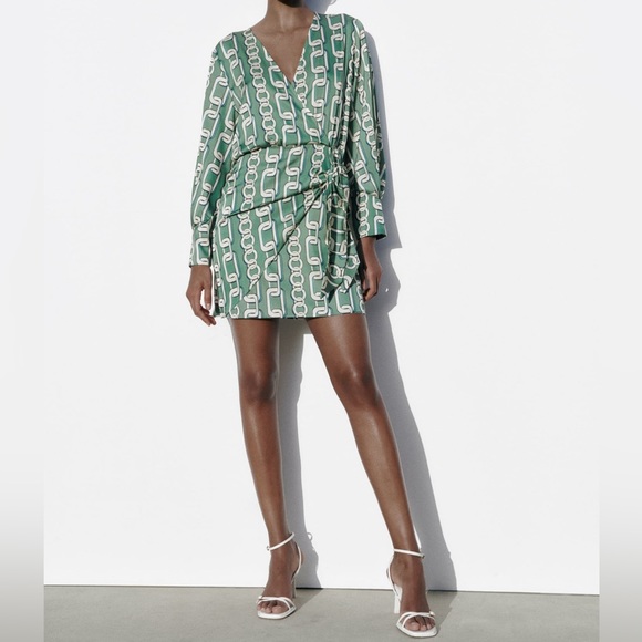 Zara Chain Sprint Dress - Size Medium - Picture 1 of 3